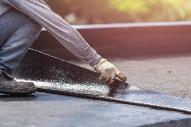 Professional Basement Waterproofing technician working in Eastaboga, AL